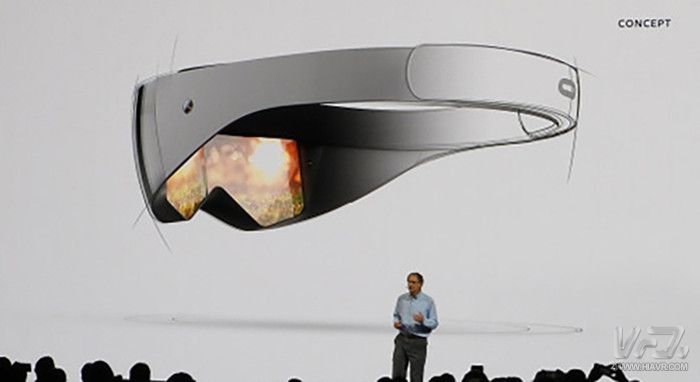 oculus混合现实与超薄头显设备