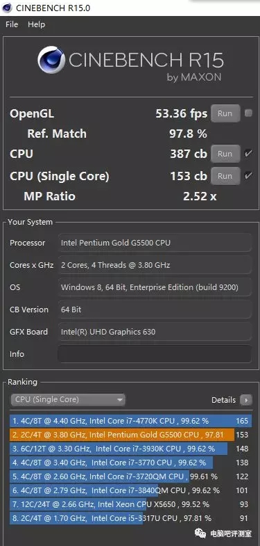 八代奔腾来了 Intel奔腾G5500评测