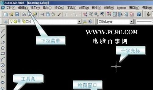 AutoCAD绘图软件界面