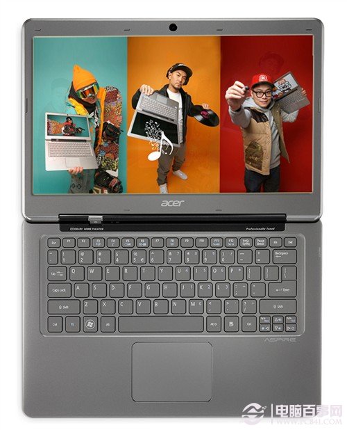 Acer 蜂鸟S3-951-2464G34ISS超级本外观