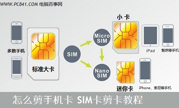 怎么剪手机卡 SIM卡剪卡教程