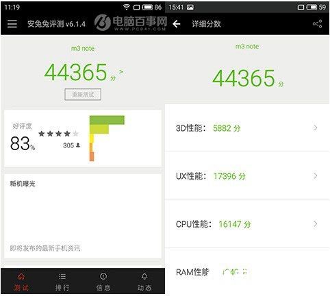 魅蓝Note5和Note3性能哪个 屏幕与跑分对比