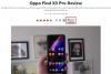 OPPO Find X3系列获得海外多家媒体认可 产品品质上乘