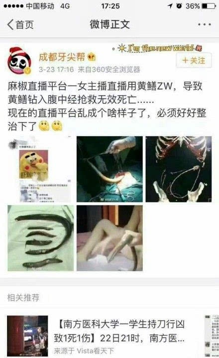 黄鳝我们走是什么梗？麻椒女主播琪琪下体塞黄鳝视频